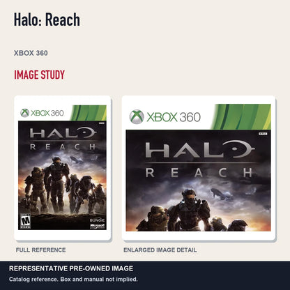 Representative pre-owned Halo: Reach (Xbox 360), full image and detail.