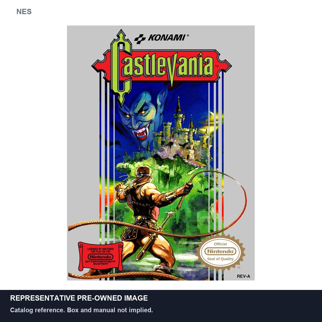 Representative pre-owned Castlevania (NES), white product reference.