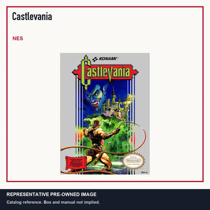 Representative pre-owned Castlevania (NES), minimal product layout.