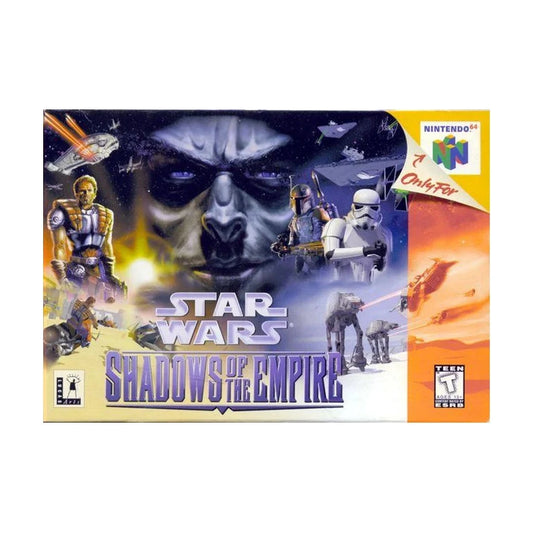 Representative pre-owned Star Wars Shadows of the Empire (Nintendo 64), white product reference.