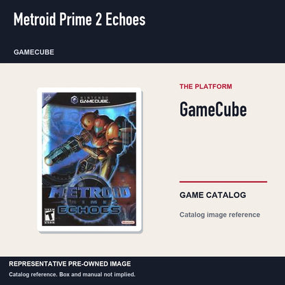 Representative pre-owned Metroid Prime 2 Echoes (GameCube), platform product layout.