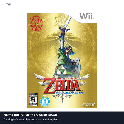 Representative pre-owned Zelda Skyward Sword (Wii), white product reference.