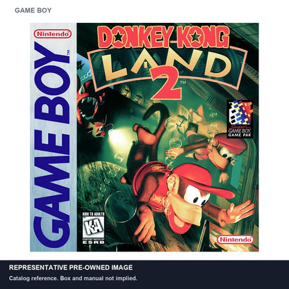 Representative pre-owned Donkey Kong Land 2 (Game Boy), white product reference.