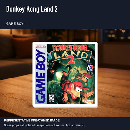 Representative pre-owned Donkey Kong Land 2 (Game Boy), product image in a styled room scene.