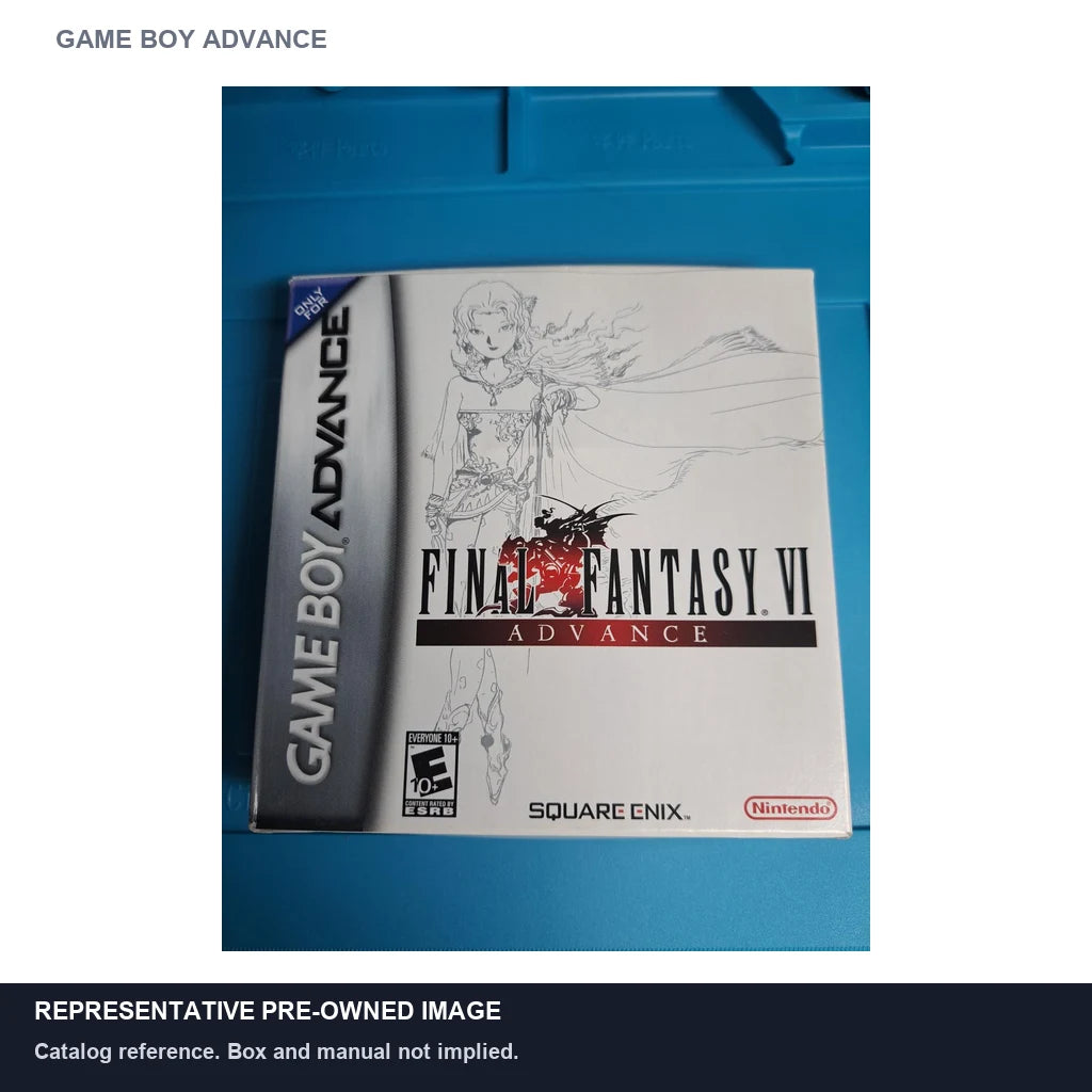 Representative pre-owned Final Fantasy VI Advance (Game Boy Advance), white product reference.