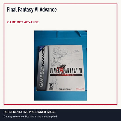 Representative pre-owned Final Fantasy VI Advance (Game Boy Advance), minimal product layout.