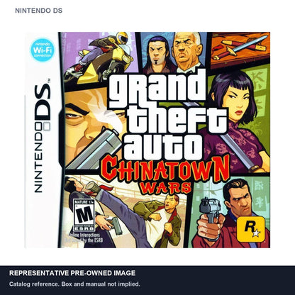 Representative pre-owned Grand Theft Auto: Chinatown Wars (Nintendo DS), white product reference.
