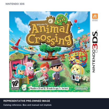 Representative pre-owned Animal Crossing: New Leaf (Nintendo 3DS), white product reference.