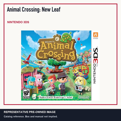 Representative pre-owned Animal Crossing: New Leaf (Nintendo 3DS), minimal product layout.
