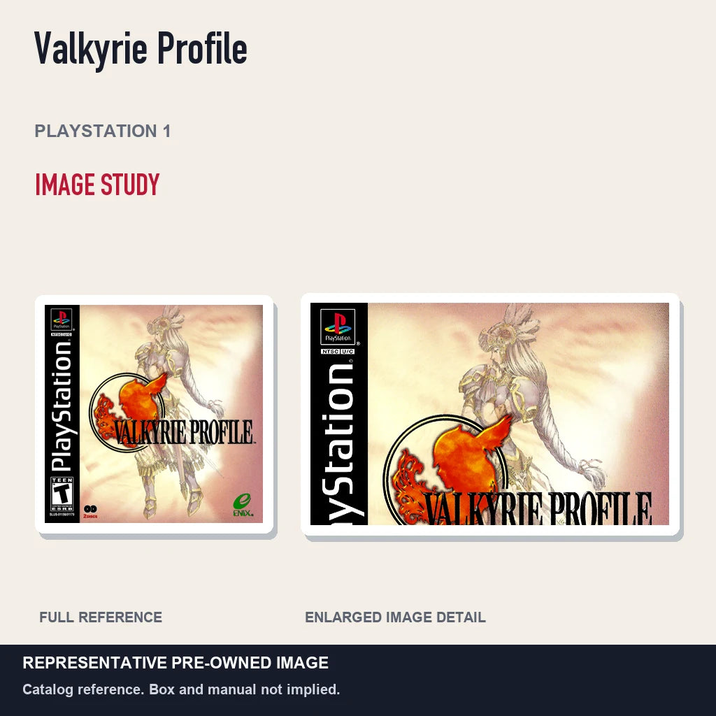 Representative pre-owned Valkyrie Profile (PlayStation 1), full image and detail.