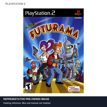 Representative pre-owned Futurama (PlayStation 2), white product reference.