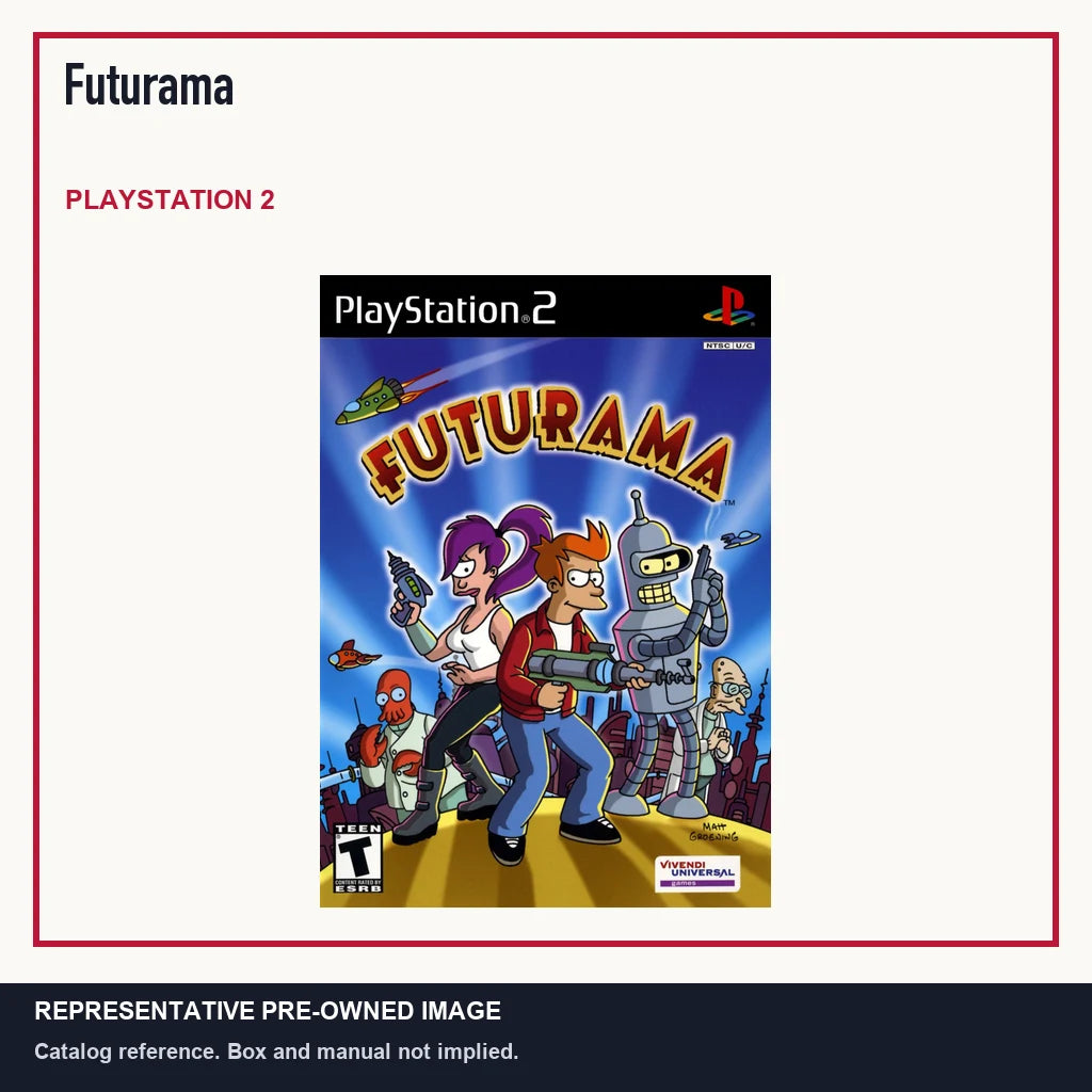Representative pre-owned Futurama (PlayStation 2), minimal product layout.