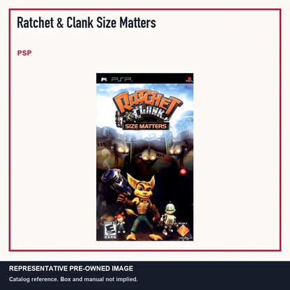 Representative pre-owned Ratchet & Clank Size Matters (PSP), minimal product layout.