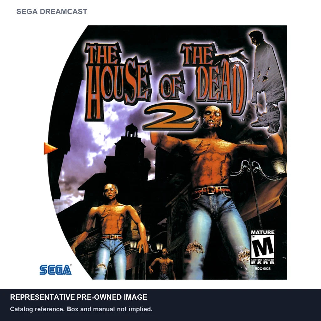 Representative pre-owned The House of the Dead 2 (Sega Dreamcast), white product reference.