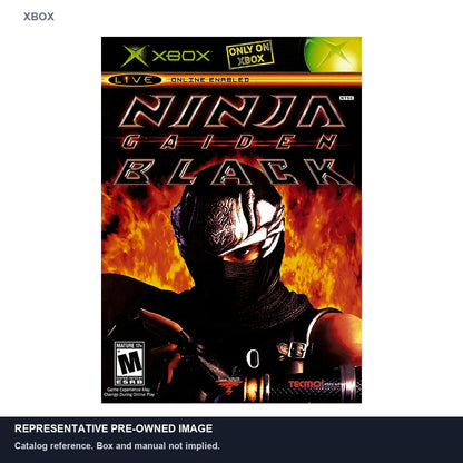 Representative pre-owned Ninja Gaiden Black (Xbox), white product reference.