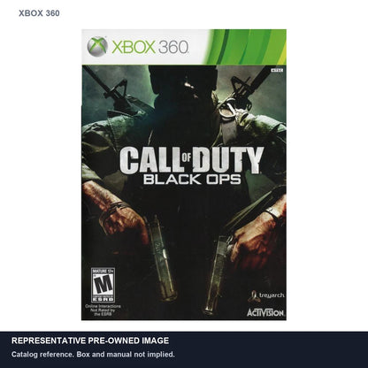 Representative pre-owned Call of Duty Black Ops (Xbox 360), white product reference.