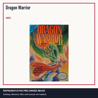 Representative pre-owned Dragon Warrior (NES), minimal product layout.