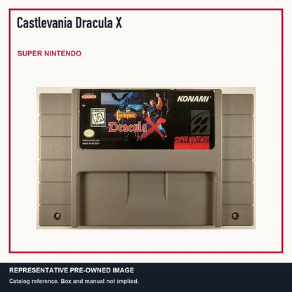 Representative pre-owned Castlevania Dracula X (Super Nintendo), minimal product layout.