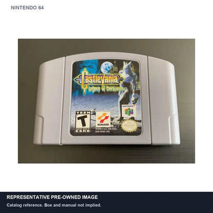 Representative pre-owned Castlevania Legacy of Darkness (Nintendo 64), white product reference.