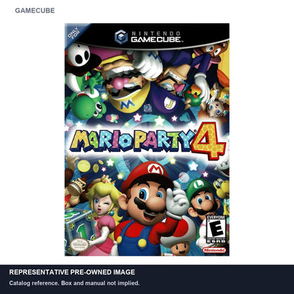 Representative pre-owned Mario Party 4 (GameCube), white product reference.