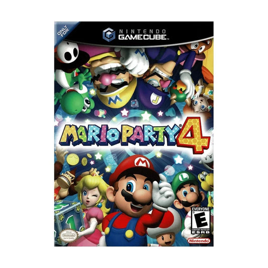 Representative pre-owned Mario Party 4 (GameCube), white product reference.