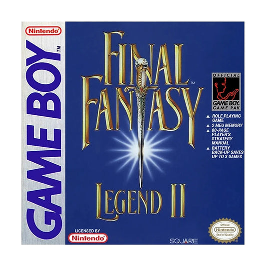 Representative pre-owned Final Fantasy Legend 2 (Game Boy), white product reference.