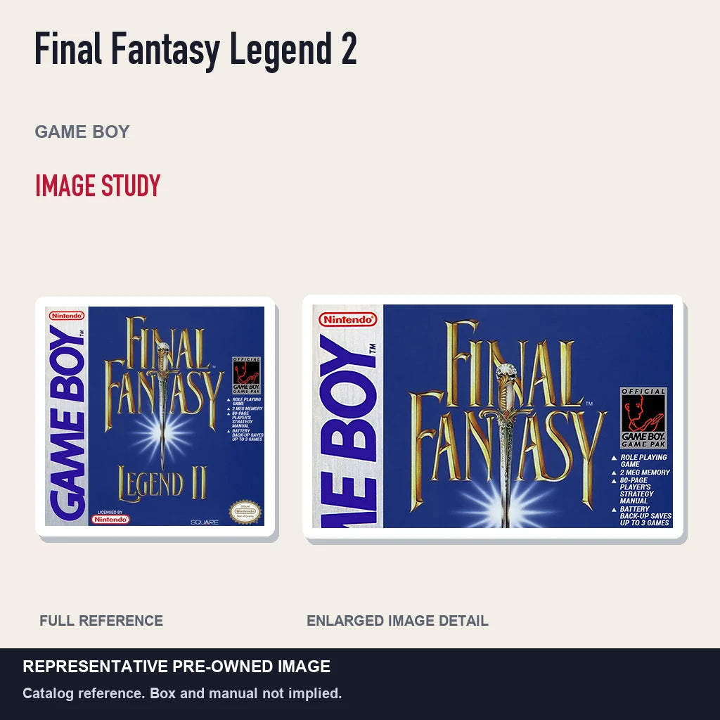 Representative pre-owned Final Fantasy Legend 2 (Game Boy), full image and detail.
