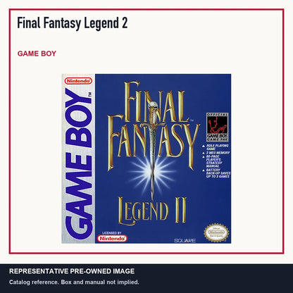 Representative pre-owned Final Fantasy Legend 2 (Game Boy), minimal product layout.