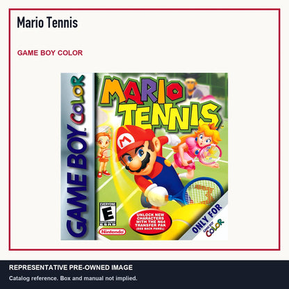 Representative pre-owned Mario Tennis (Game Boy Color), minimal product layout.