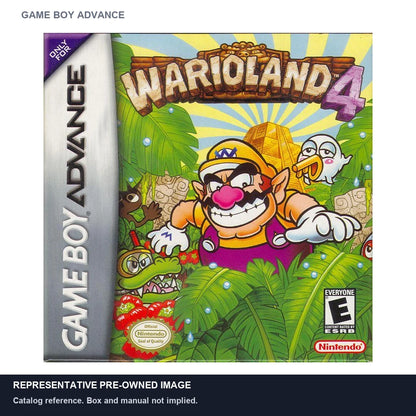Representative pre-owned Wario Land 4 (Game Boy Advance), white product reference.