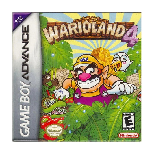 Representative pre-owned Wario Land 4 (Game Boy Advance), white product reference.