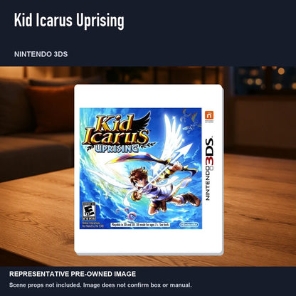 Representative pre-owned Kid Icarus Uprising (Nintendo 3DS), product image in a styled room scene.