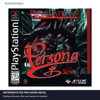 Representative pre-owned Persona Revelations Series (PlayStation 1), white product reference.