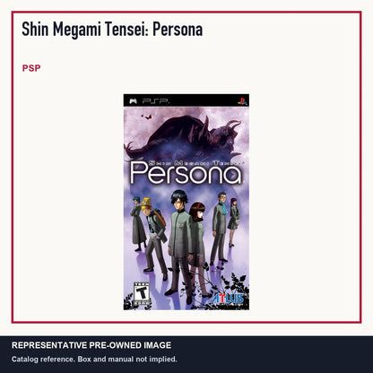 Representative pre-owned Shin Megami Tensei: Persona (PSP), minimal product layout.