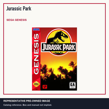 Representative pre-owned Jurassic Park (Sega Genesis), minimal product layout.