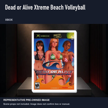 Representative pre-owned Dead or Alive Xtreme Beach Volleyball (Xbox), product image on a display panel.