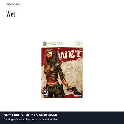 Representative pre-owned Wet (Xbox 360), white product reference.
