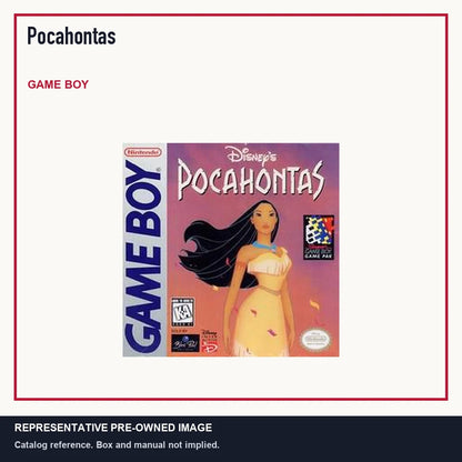 Representative pre-owned Pocahontas (Game Boy), minimal product layout.