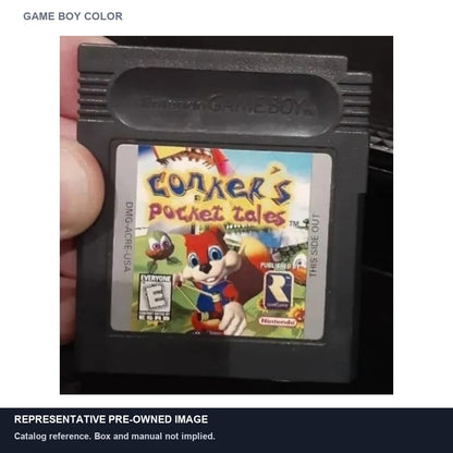 Representative pre-owned Conker's Pocket Tales (Game Boy Color), white product reference.