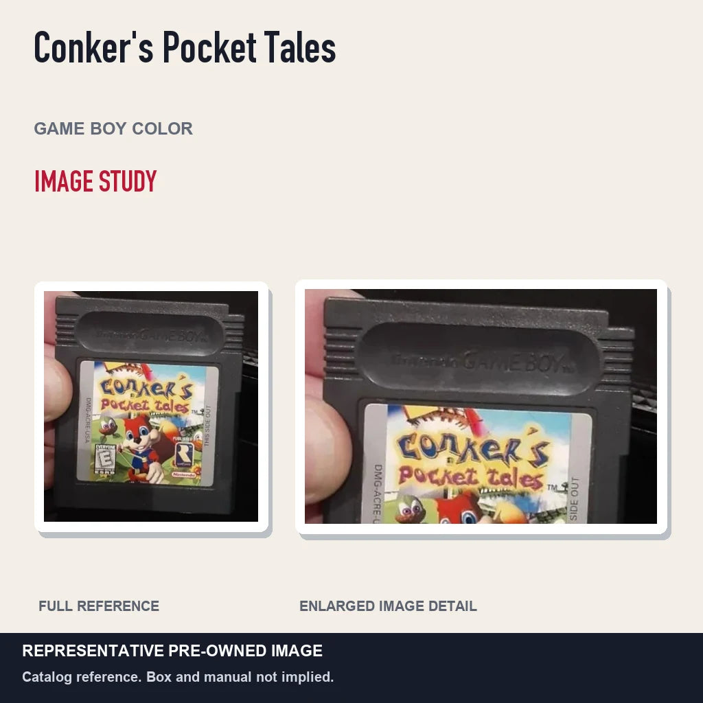 Representative pre-owned Conker's Pocket Tales (Game Boy Color), full image and detail.