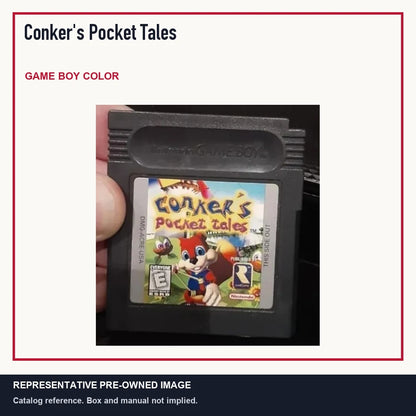 Representative pre-owned Conker's Pocket Tales (Game Boy Color), minimal product layout.