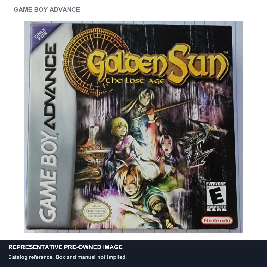 Representative pre-owned Golden Sun The Lost Age (Game Boy Advance), white product reference.