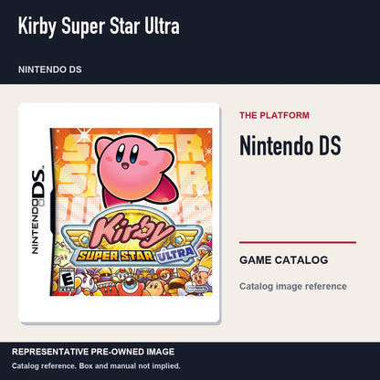 Representative pre-owned Kirby Super Star Ultra (Nintendo DS), platform product layout.