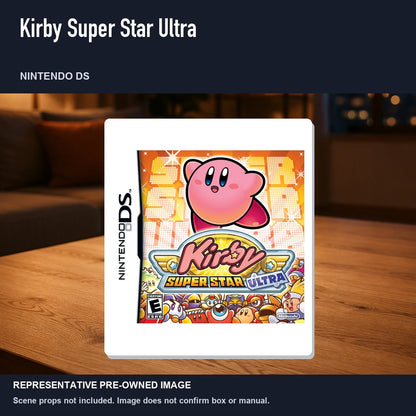 Representative pre-owned Kirby Super Star Ultra (Nintendo DS), product image in a styled room scene.