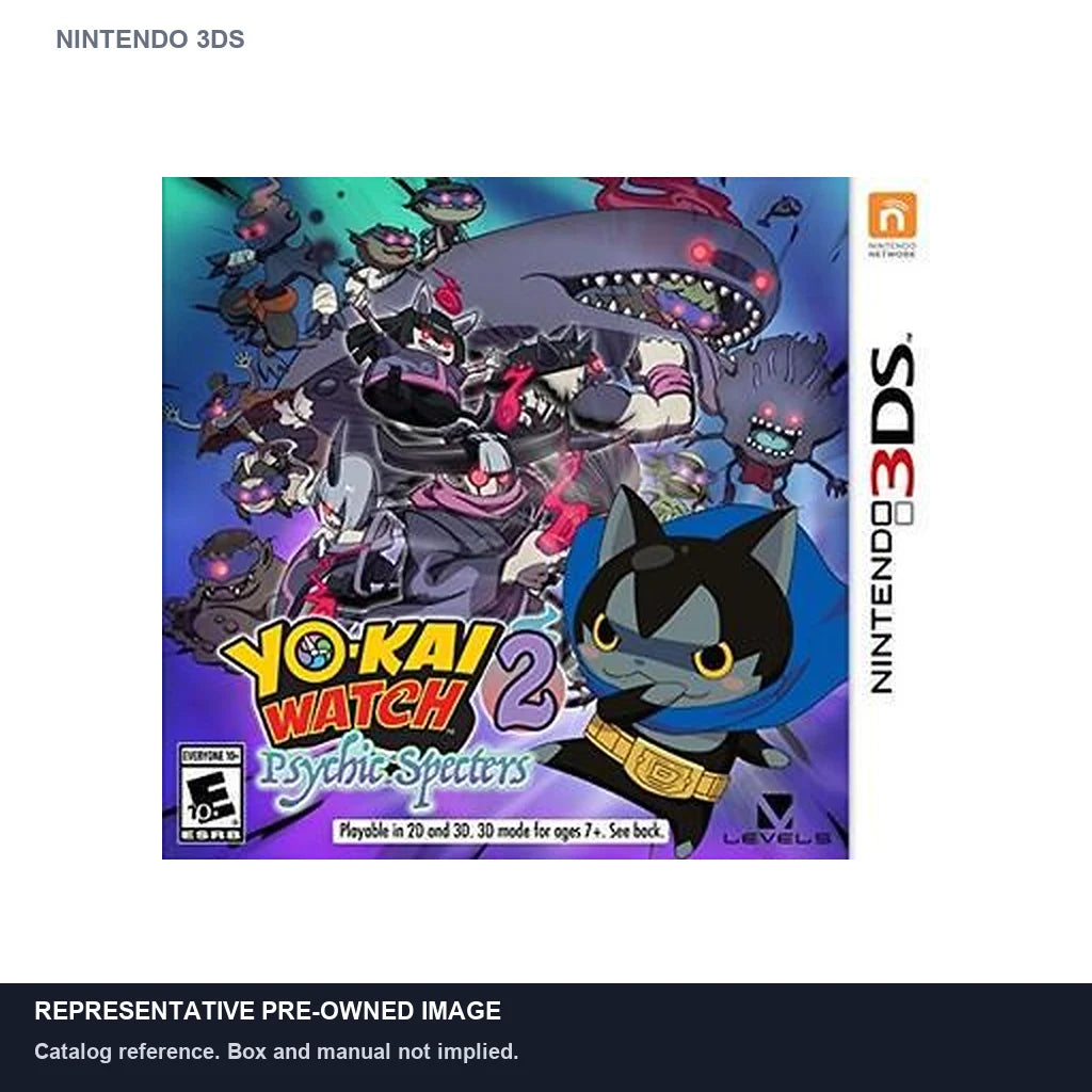 Representative pre-owned Yo-Kai Watch 2: Psychic Specters (Nintendo 3DS), white product reference.