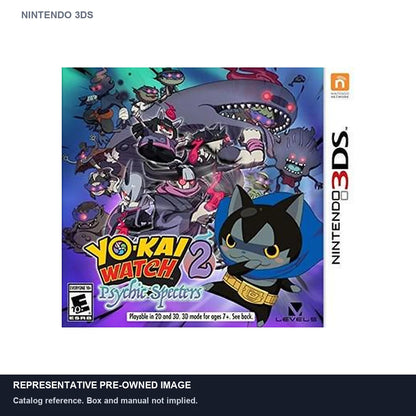 Representative pre-owned Yo-Kai Watch 2: Psychic Specters (Nintendo 3DS), white product reference.