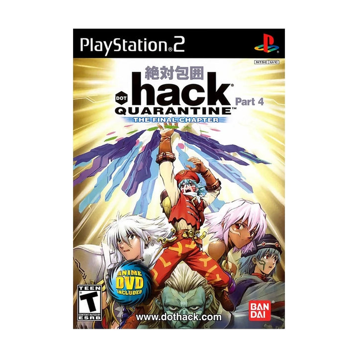 Representative pre-owned .hack Quarantine (PlayStation 2), white product reference.