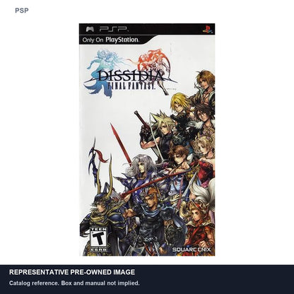 Representative pre-owned Dissidia Final Fantasy (PSP), white product reference.