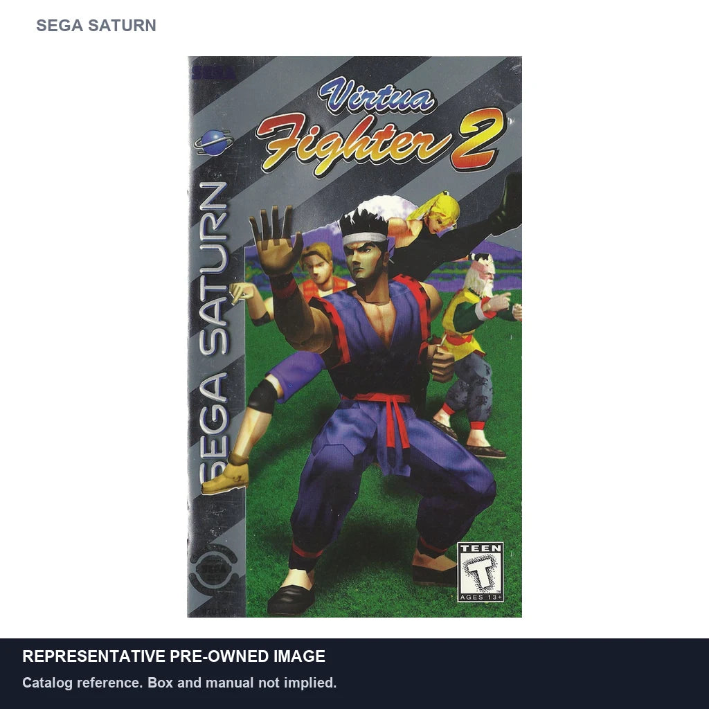 Representative pre-owned Virtua Fighter 2 (Sega Saturn), white product reference.