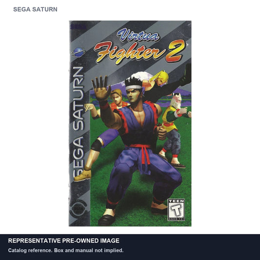 Representative pre-owned Virtua Fighter 2 (Sega Saturn), white product reference.